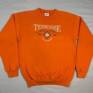 Vtg Tennessee Volunteers Mens Crewneck Sweatshirt Sz Medium 90s Embroidered A2